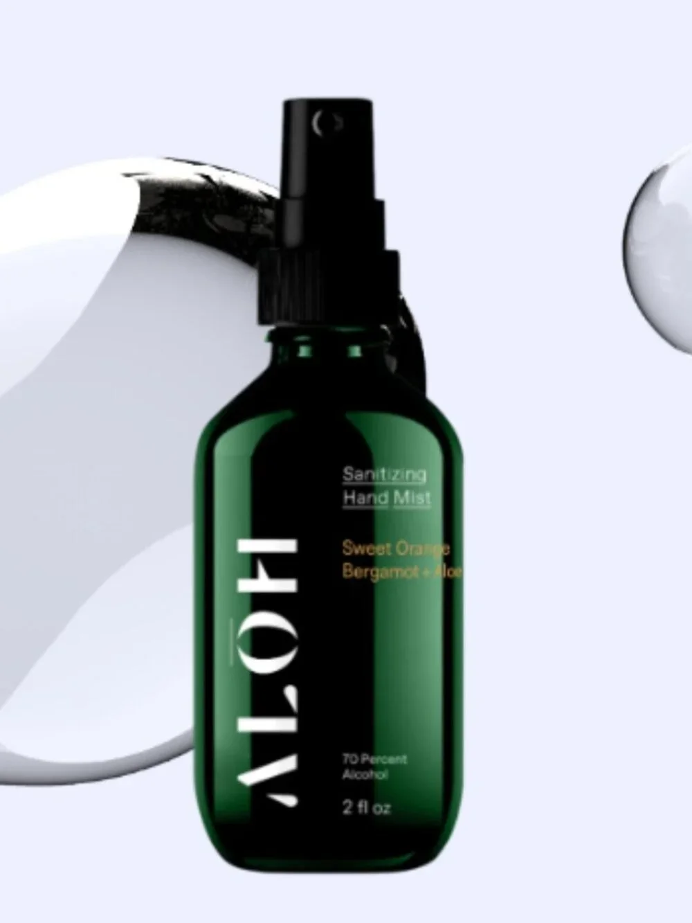 NWT Aloh Sweet Orange Bergamot + Aloe Sanitizing Hand Mist 2 oz